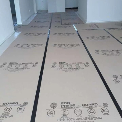 Paperboard Floor Covering Paper Recyclable Construction Protection