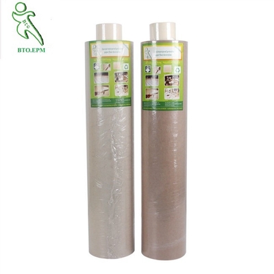 Waterproof Floor Protection Paper Roll 0.9mm Tear Resistant